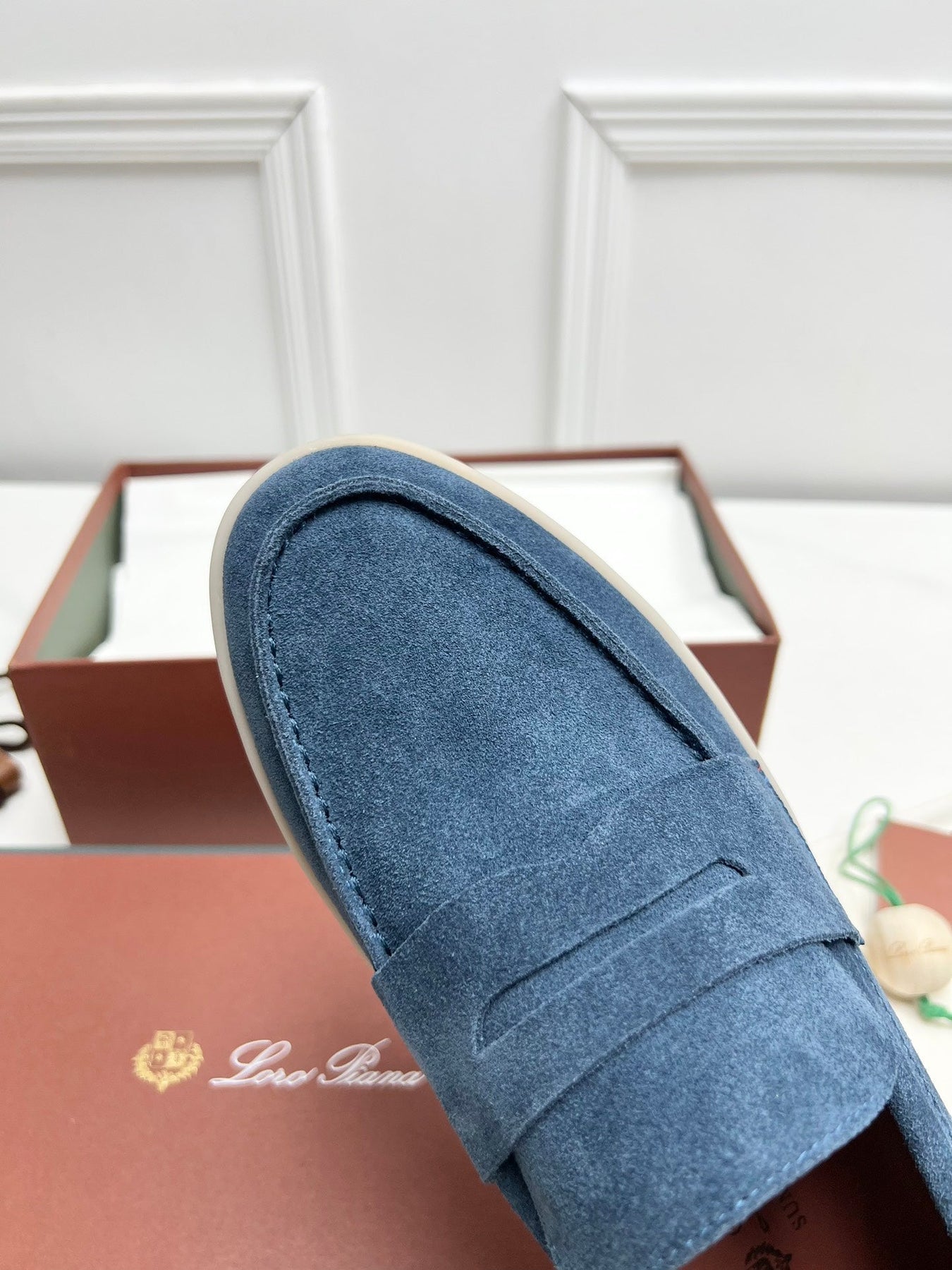 LP RETRO SUMMER WALK LOAFERS AEGEAN SUEDE