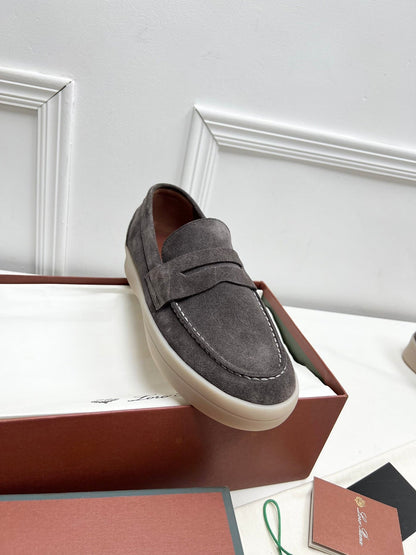 LP RETRO SUMMER WALK LOAFERS ASH SUEDE