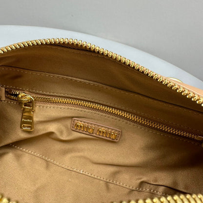 ARCADIE 23 BAG IN NAPLES YELLOW LAMBSKIN