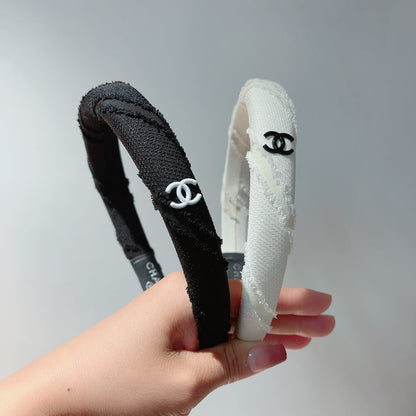 BLACK FABRIC HAIRBAND 876991