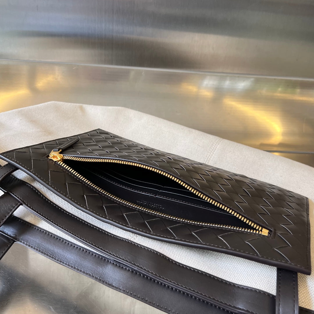 FLIP FLAP 38 IN WHITE CANVAS AND BLACK CALSKIN