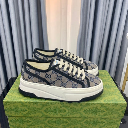 GG SNEAKER FLATFORM LEAD CANVAS