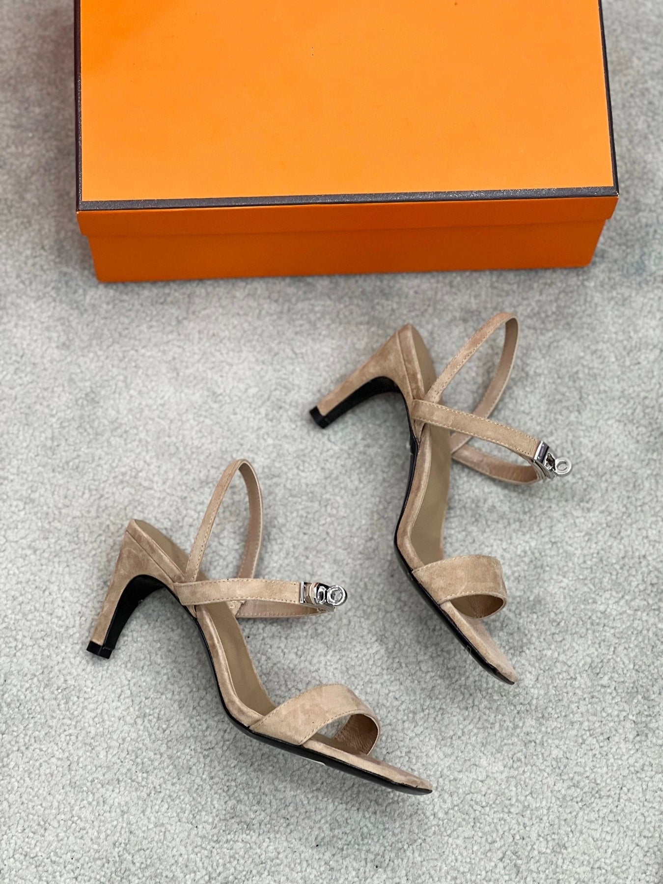 Glamour 75 Sandal Light Brown Suede