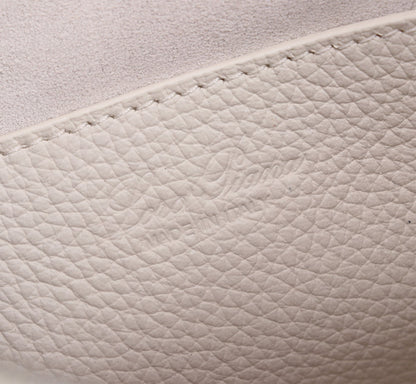 NANO SMILE BAG 18 IN WHITE CALFSKIN