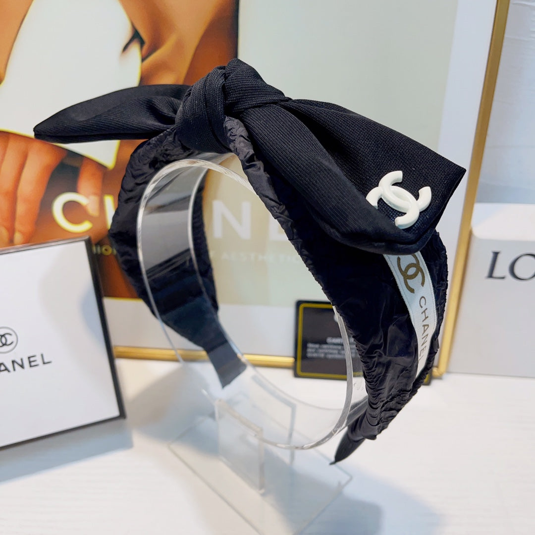 BLACK FABRIC HAIRBAND 925616