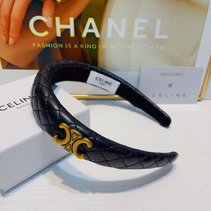 BLACK LAMBSKIN HAIRBAND 925628