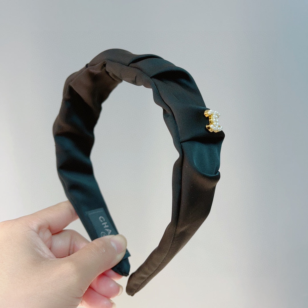 BLACK FABRIC HAIRBAND 925661