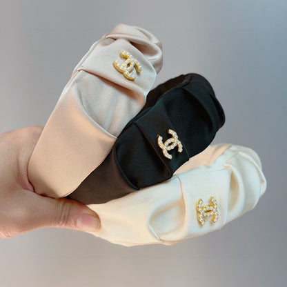 BLACK FABRIC HAIRBAND 925661