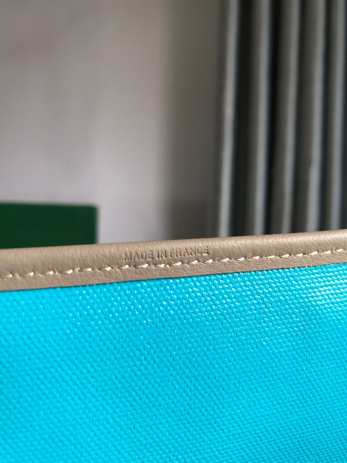 SAINT LOUIS GM 40 IN GREY MIX BLUE GOYARDINE CANVAS AND CALFSKIN