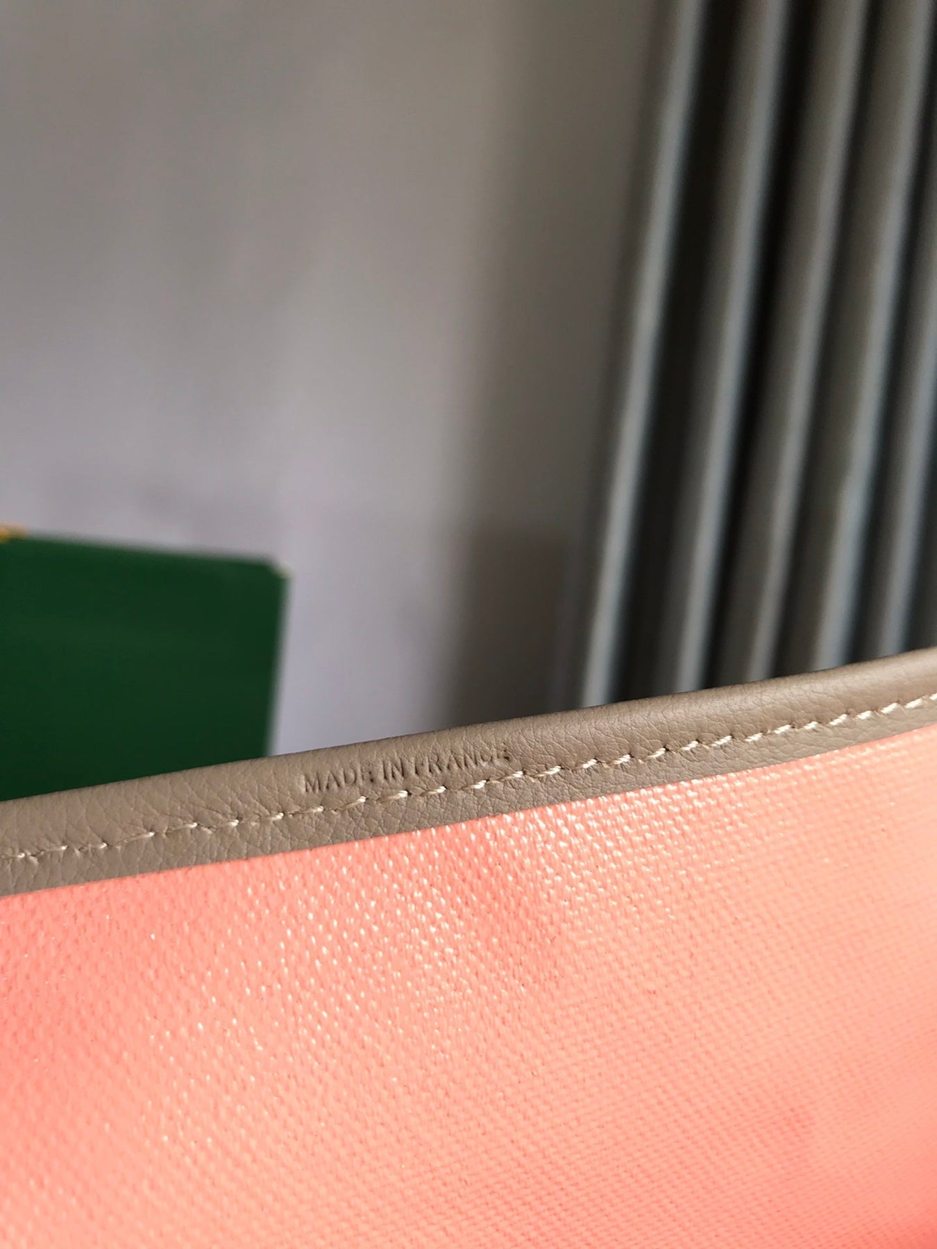 SAINT LOUIS GM 40 IN GREY MIX PINK GOYARDINE CANVAS AND CALFSKIN