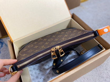 BOULOGNE 29 IN BROWN MONOGRAM CANVAS GOLD HARDWARE