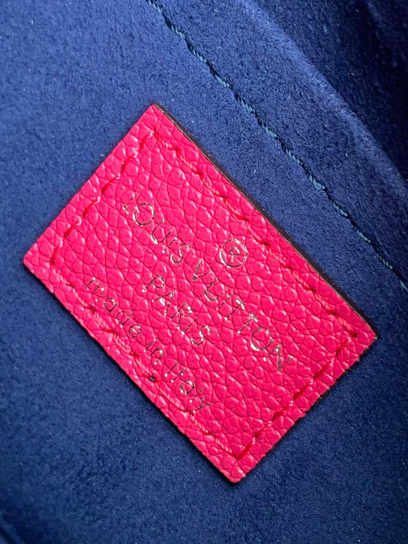 MARELLINI 19 DARK PINK EPI GRAINED LEATHER