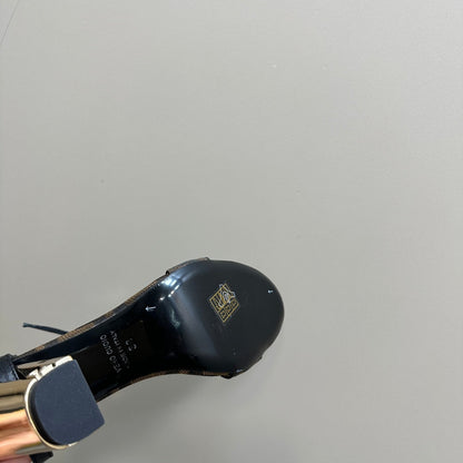 FENDI DELFINA HIGH-HEELED 10 CM SANDAL IN BROWN MONOGRAM FF CANVAS