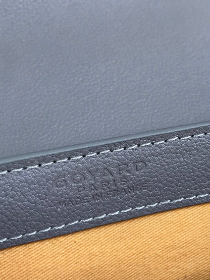 SAÏGON PM BAG 28 IN DESERT GOYARDINE CANVAS AND CALFSKIN