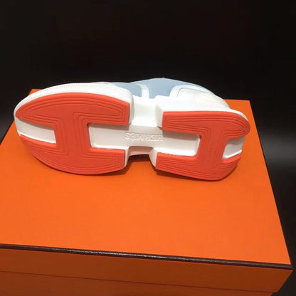 GIGA SNEAKER BRIGHT GRAY MIX WHITE CALFSKIN