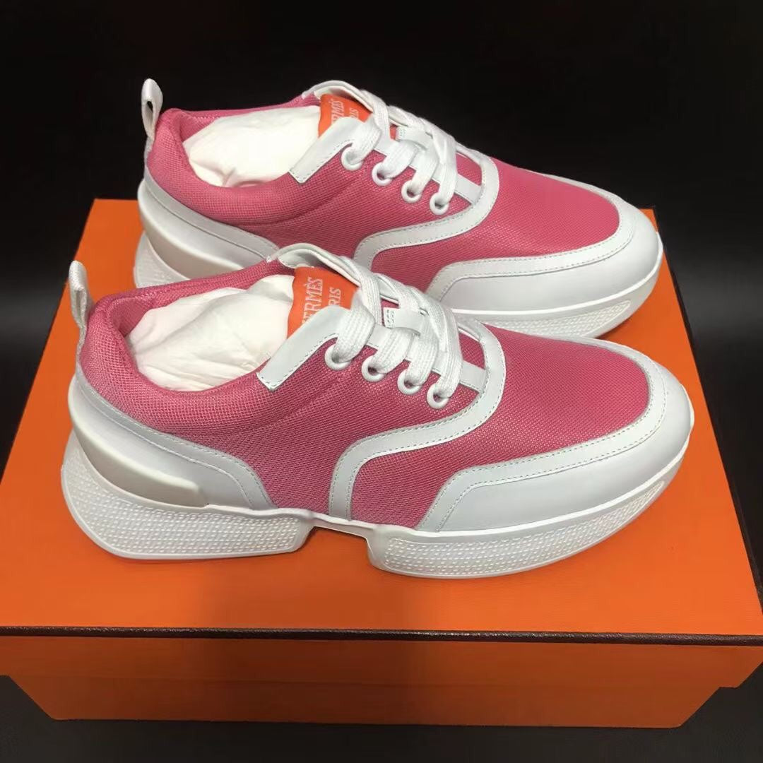 GIGA SNEAKER HOT PINK MIX WHITE CALFSKIN