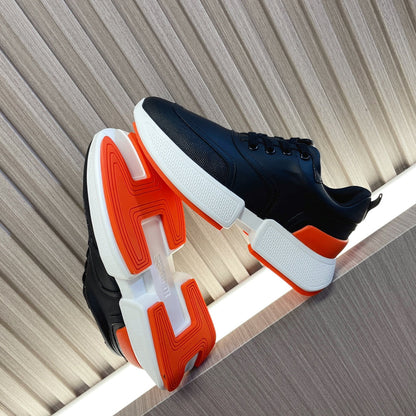 GIGA SNEAKER GLOSSY BLACK CALFSKIN