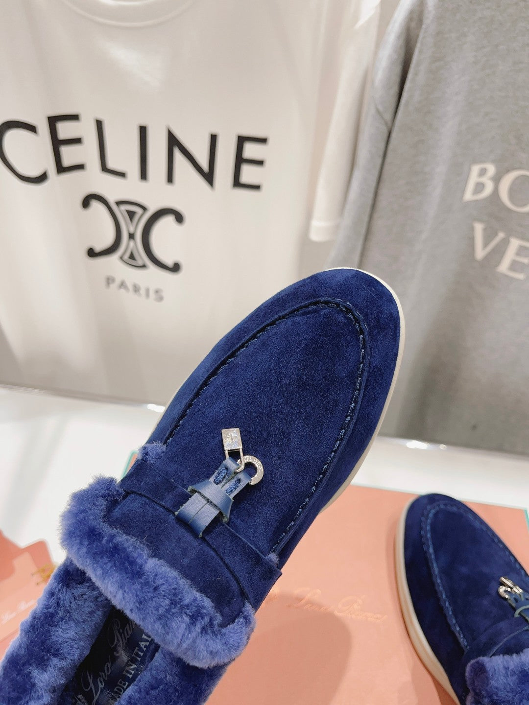 LP SUMMER CHARMS WALK LOAFERS NAVY FLEECE