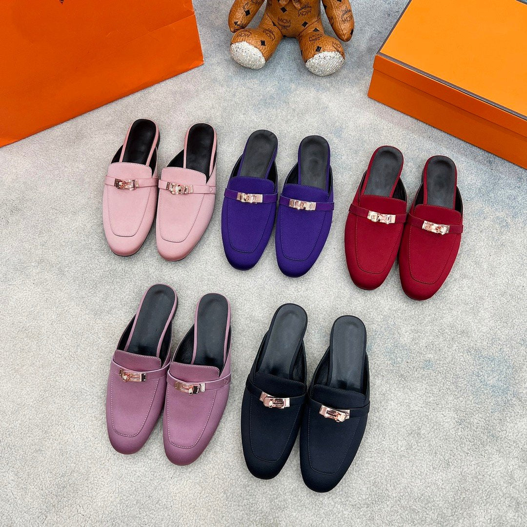 0Z Mule Cherry Silk Thick Cloth/Sheepskin