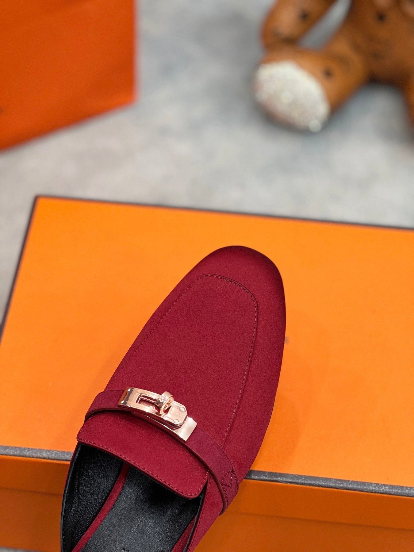 0Z Mule Cherry Silk Thick Cloth/Sheepskin