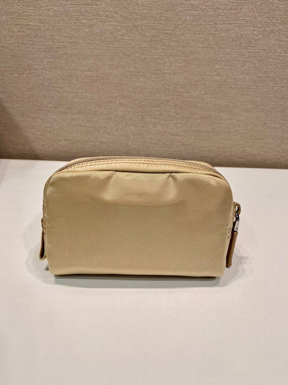 PRA CLUTCH 12 IN TAN BROWN RE-NYLON