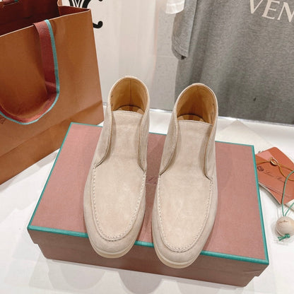 LP HIGH TOP OPEN WALK LOAFERS BEIGE SUEDE