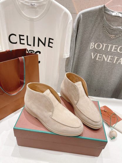 LP HIGH TOP OPEN WALK LOAFERS BEIGE SUEDE