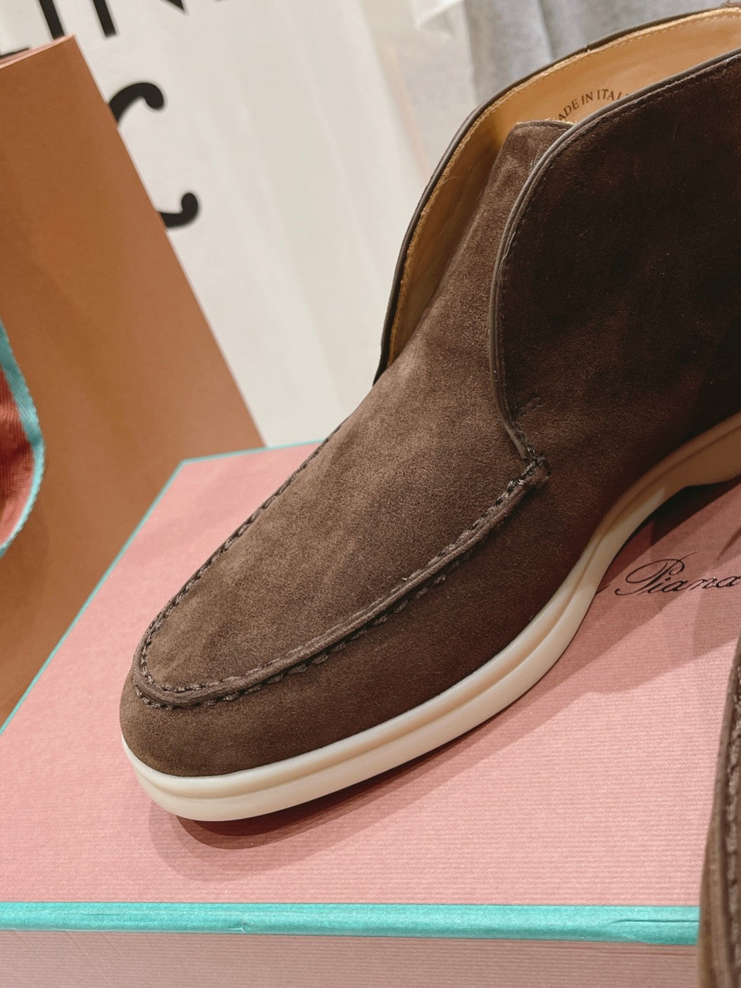 LP HIGH TOP OPEN WALK LOAFERS BROWN SUEDE