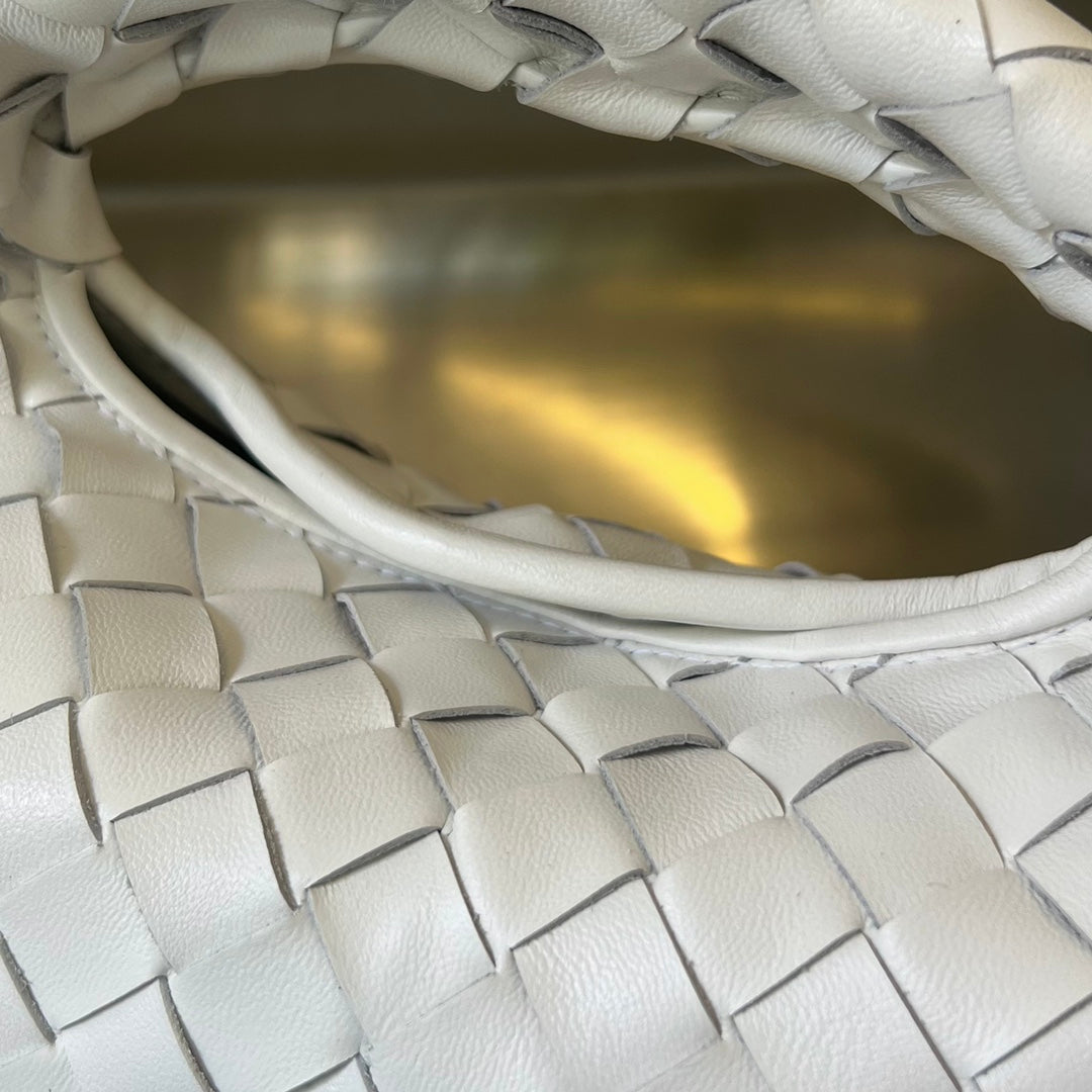 MINI HOP 25 IN WHITE CALFSKIN