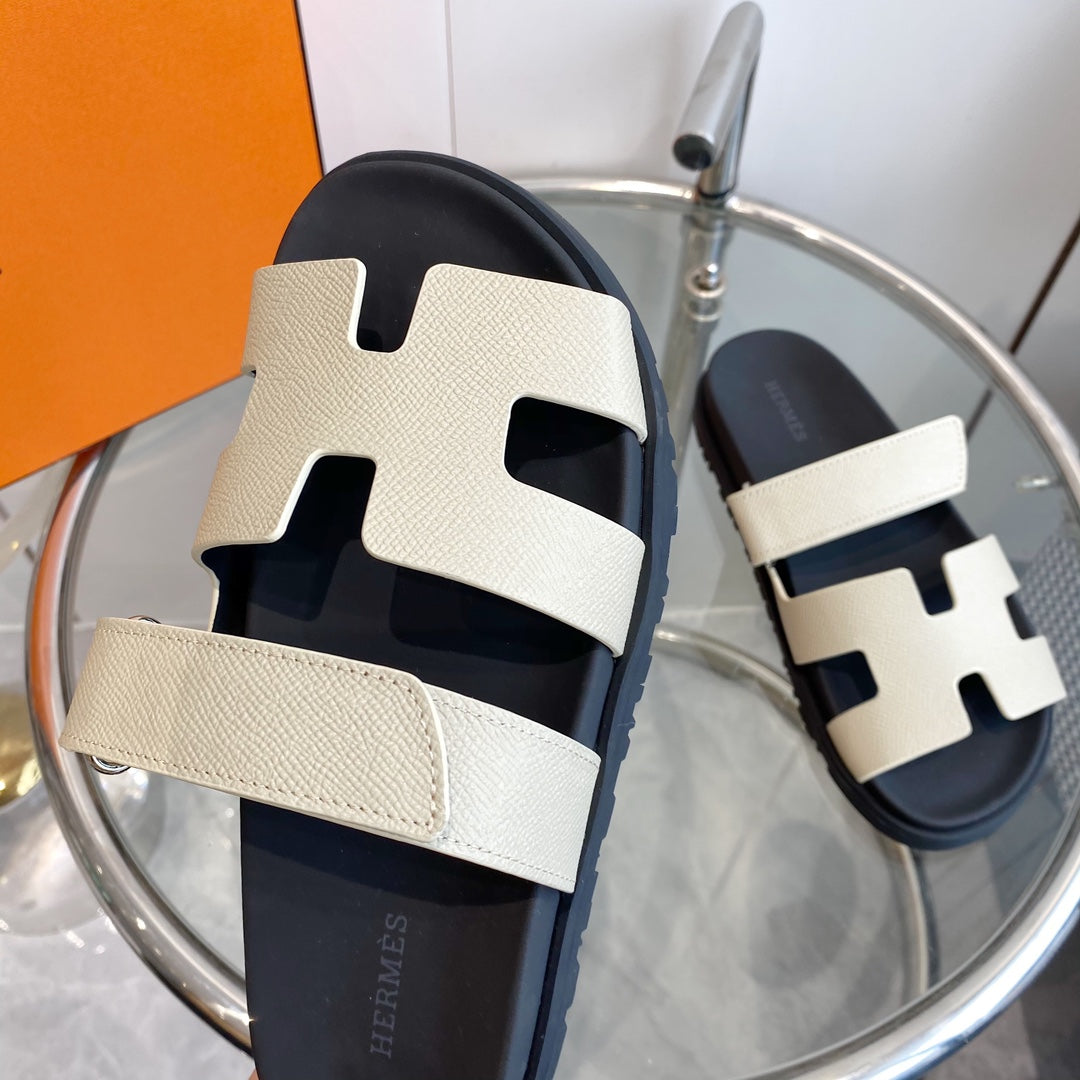 CHYPRE EPSOM Sandal white Leather