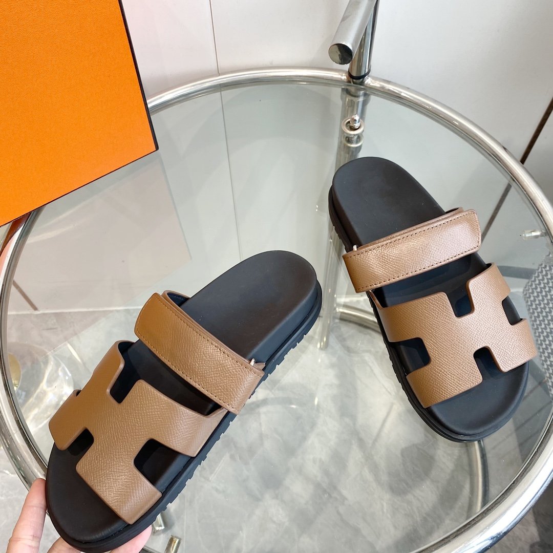 CHYPRE EPSOM Sandal brown Leather