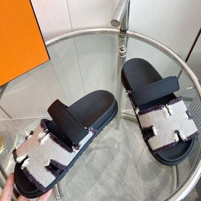 Chypre Techno Sandal black Leather