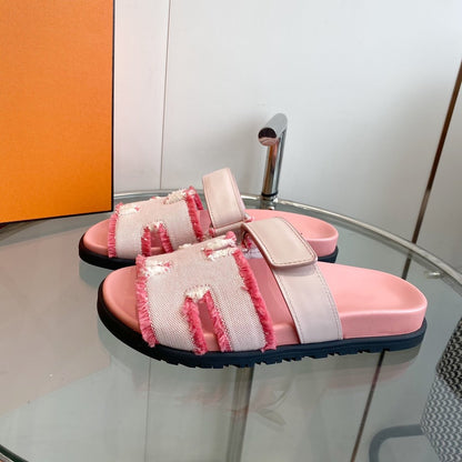 Chypre Techno Sandal Pink Leather