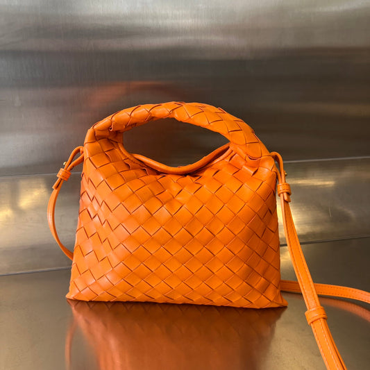 MINI HOP 25 IN FIRE ORANGE CALFSKIN