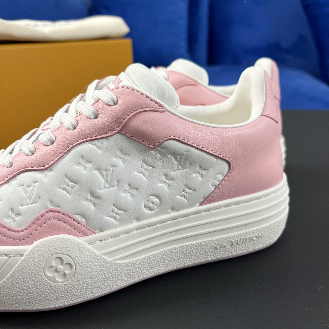 LV GROOVY SNEAKER PINK WHITE
