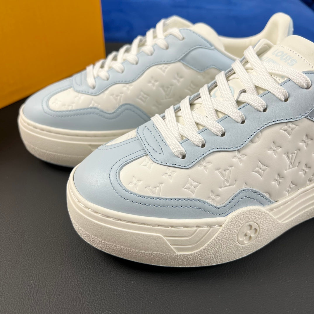 LV GROOVY SNEAKER BLUE WHITE