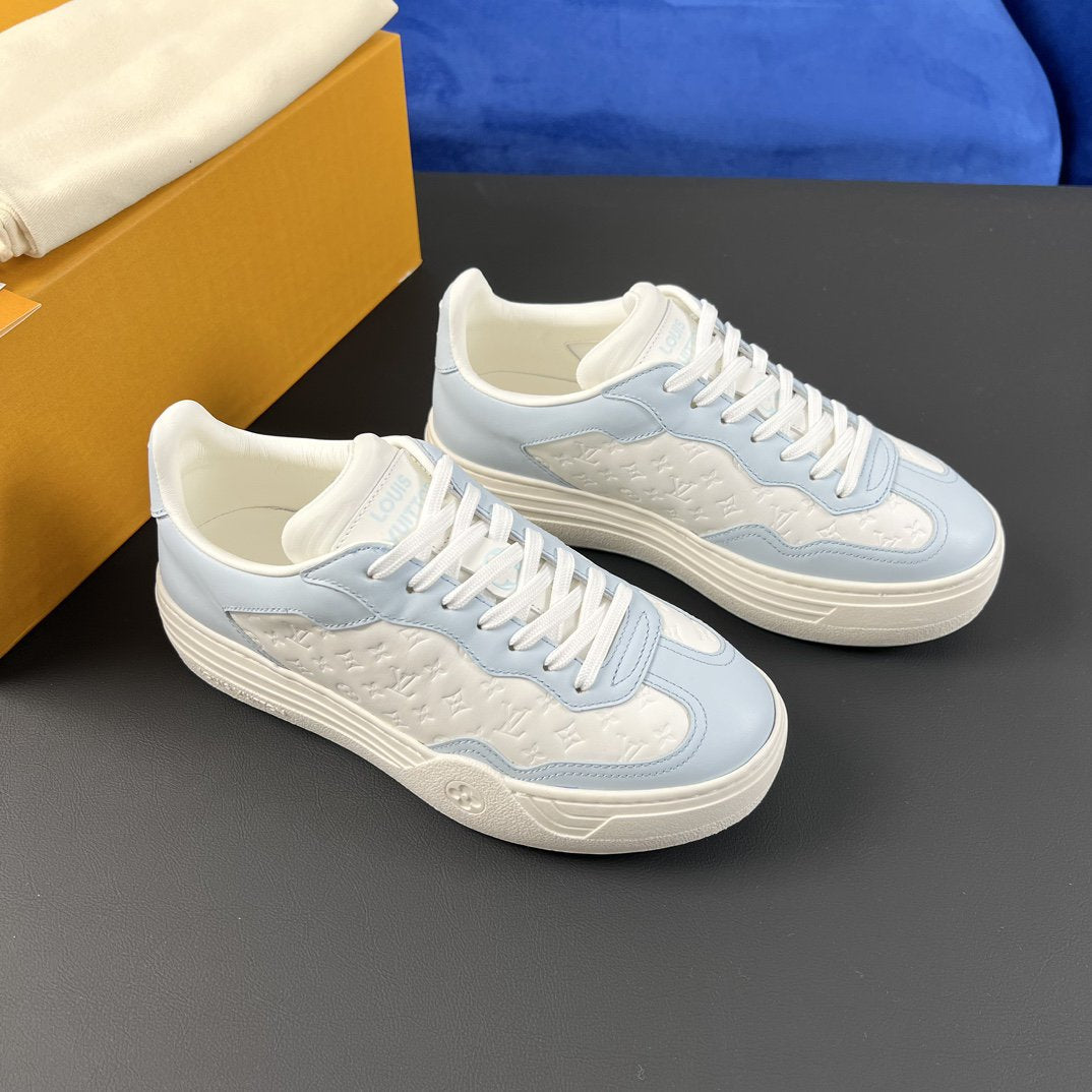 LV GROOVY SNEAKER BLUE WHITE