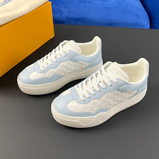 LV GROOVY SNEAKER BLUE WHITE