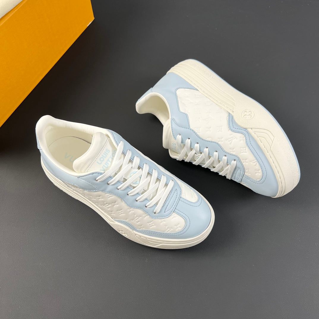 LV GROOVY SNEAKER BLUE WHITE