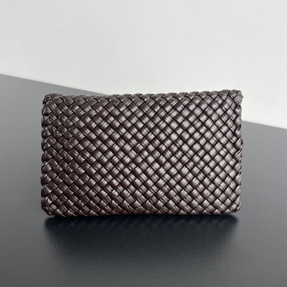 MINI COBBLE 20 BAG IN DARK BROWN LAMBSKIN