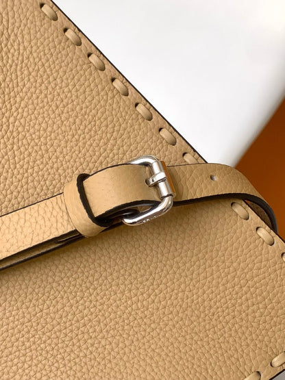 Peekaboo ISeeU Petite 20 Bag Light Brown Leather Shw