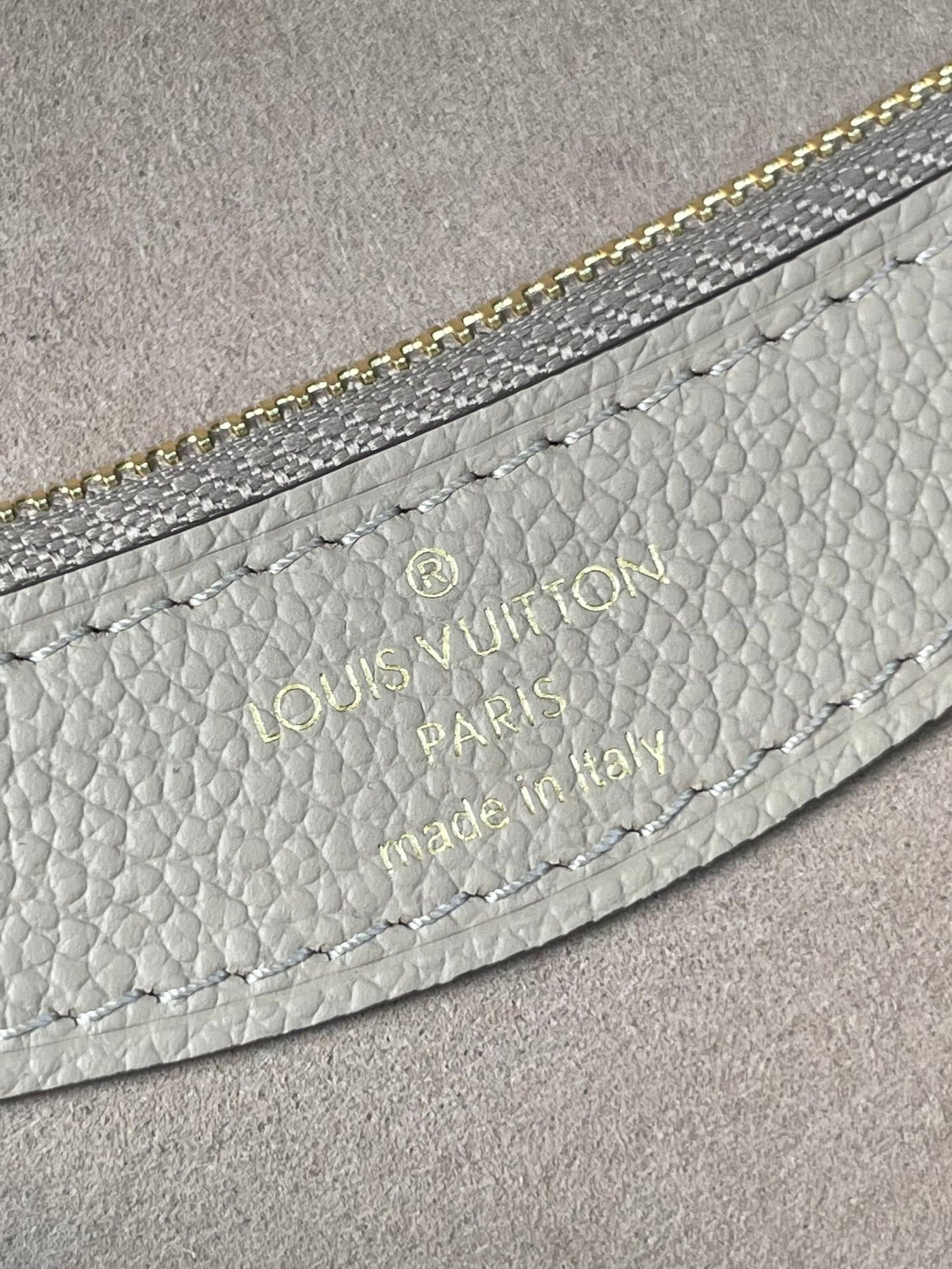 DIANE 23 IN TOURTERELLE WHITE MONOGRAM EMPREINTE LEATHER