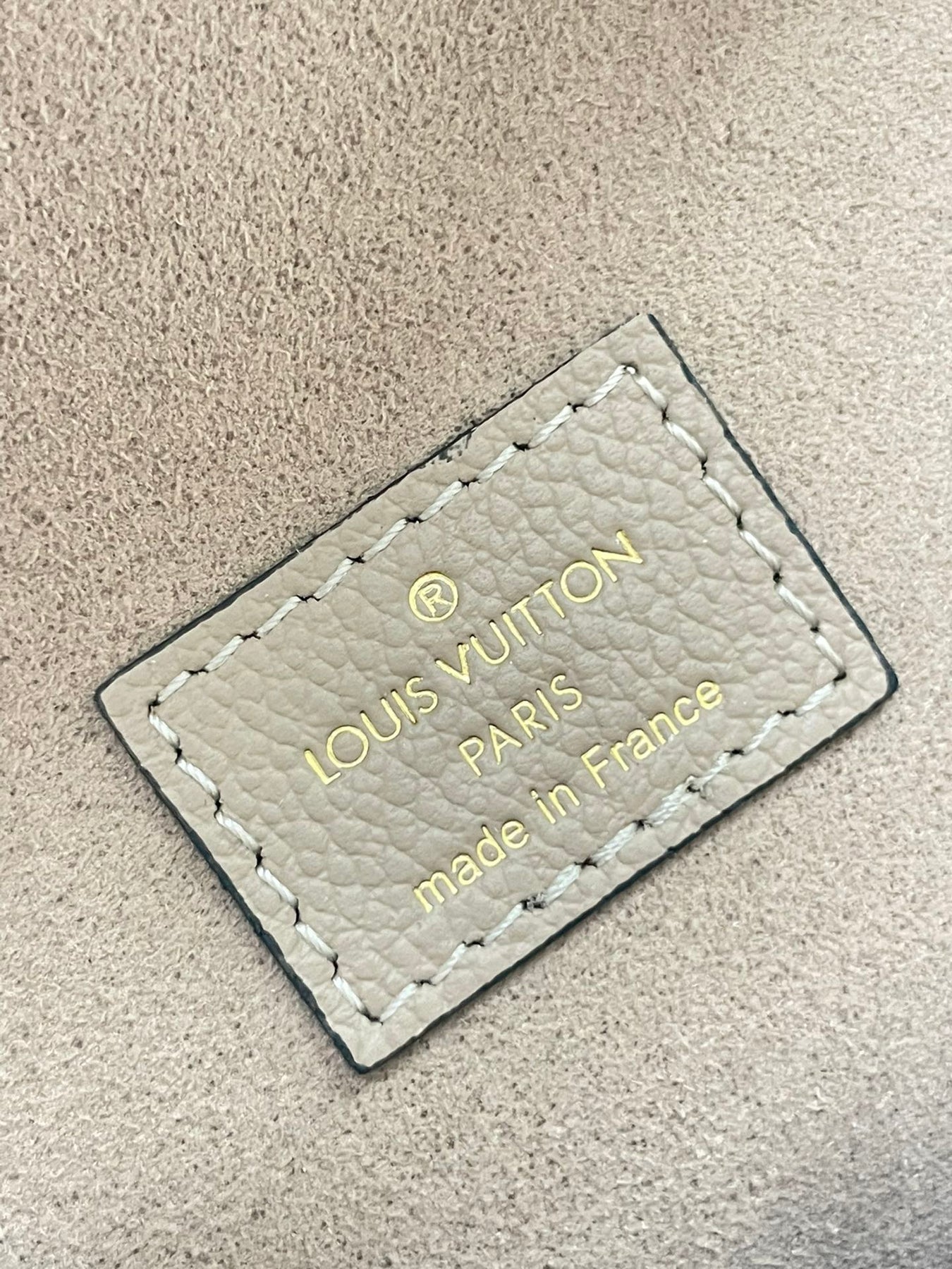 NANO DIANE 19 IN TOURTERELLE WHITE MONOGRAM EMPREINTE LEATHER