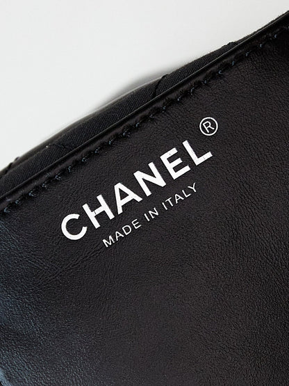 CC MINI 20 HOBO BAG IN BLACK OMBRE CALFSKIN