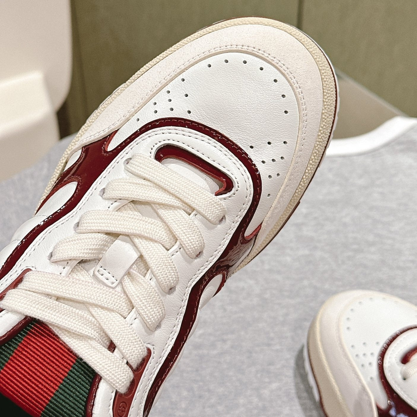 GG Retro sneakers WHite Red