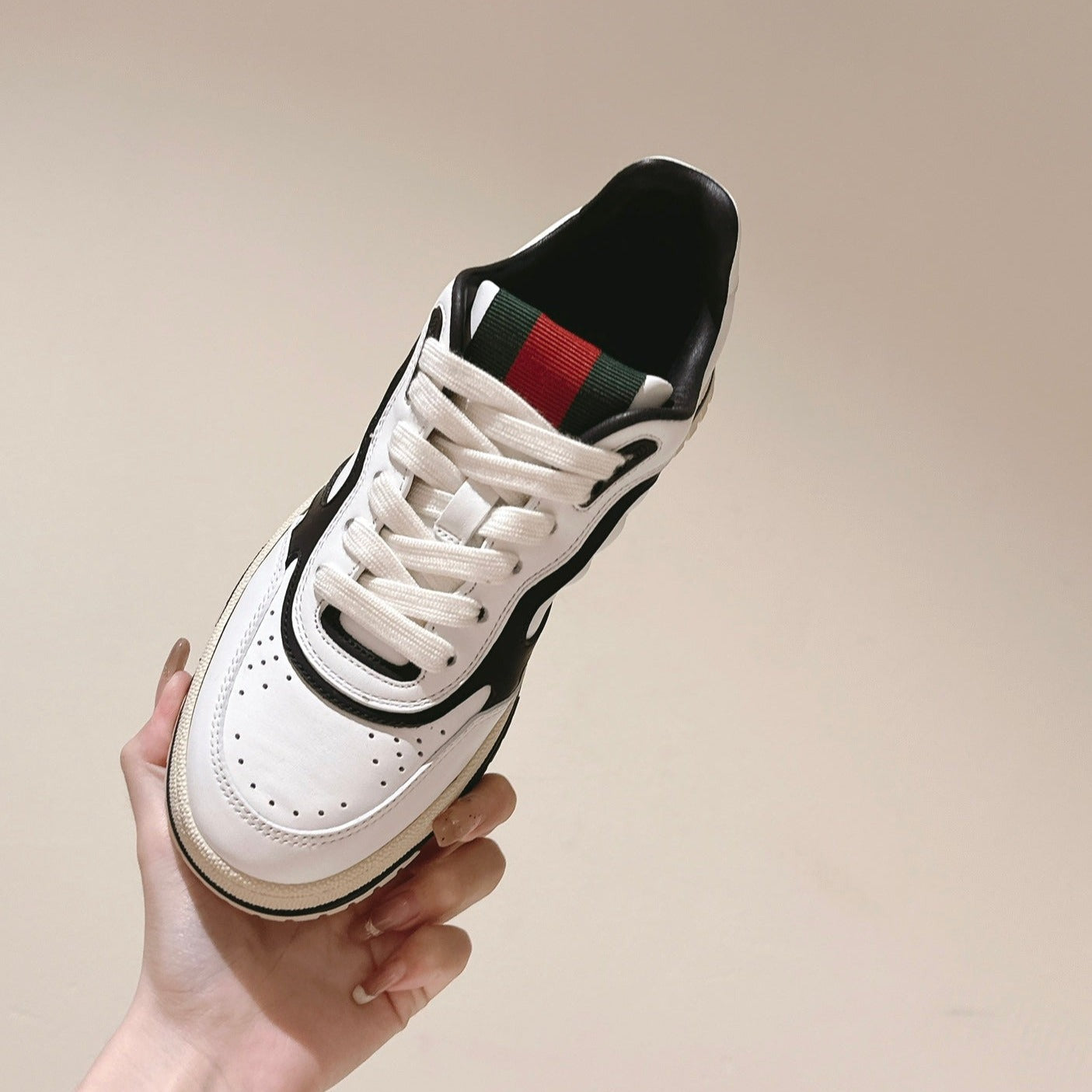 GG Retro sneakers WHite Black