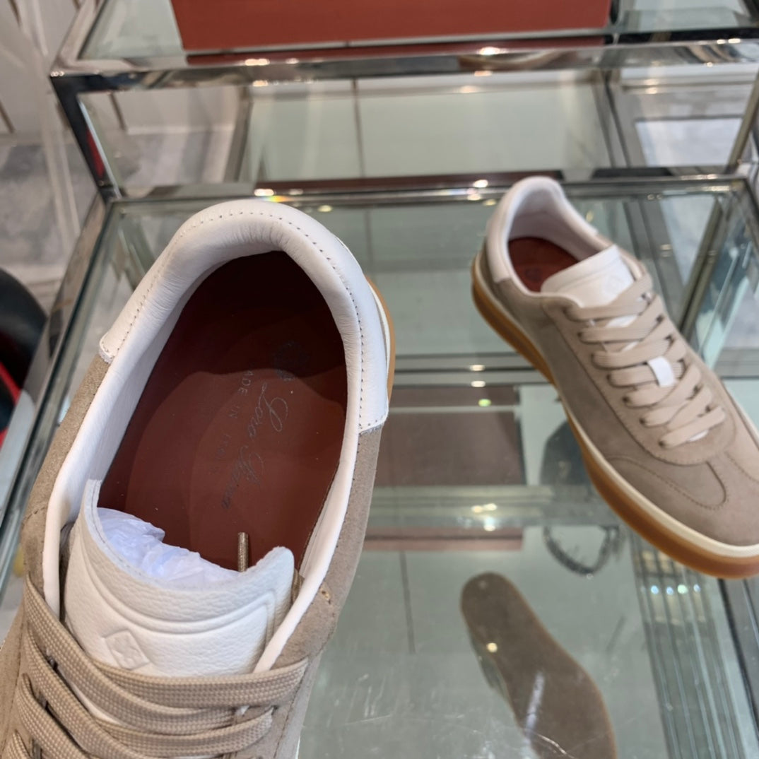 LP TENNIS WALK SNEAKERS LIGHT BROWN SUEDE