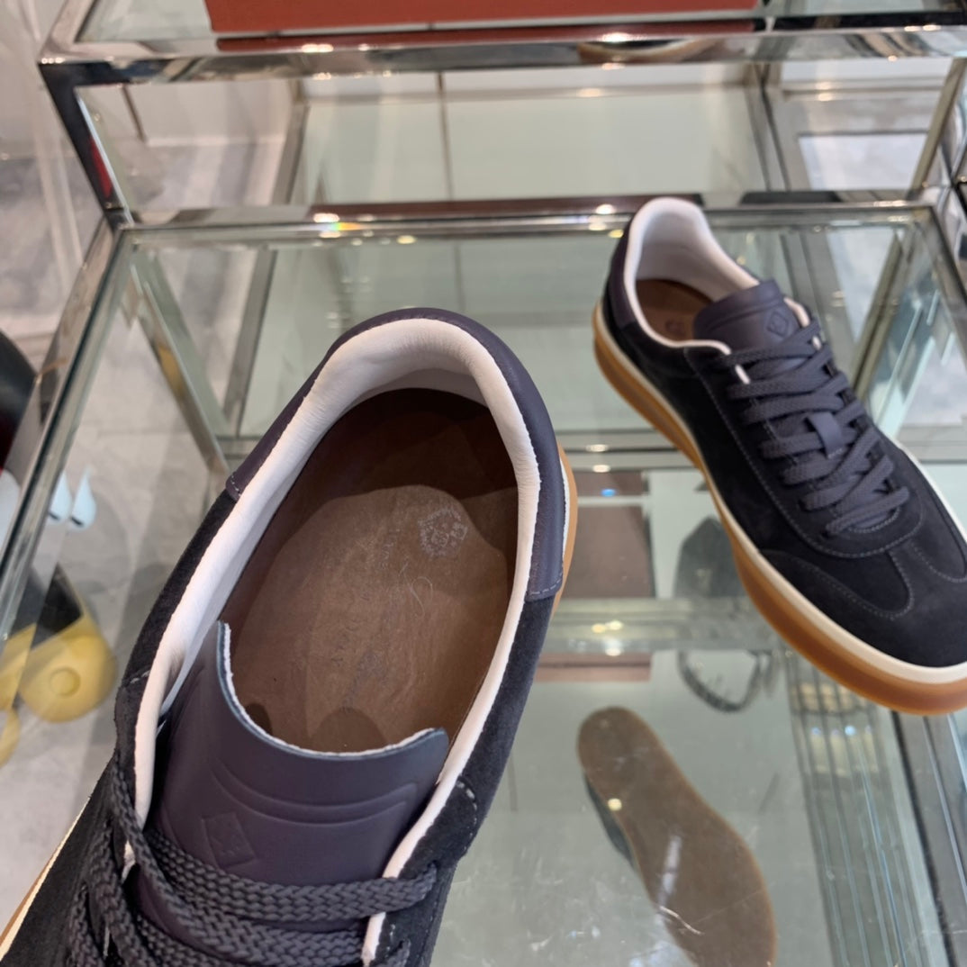 LP TENNIS WALK SNEAKERS CHARCOAL SUEDE