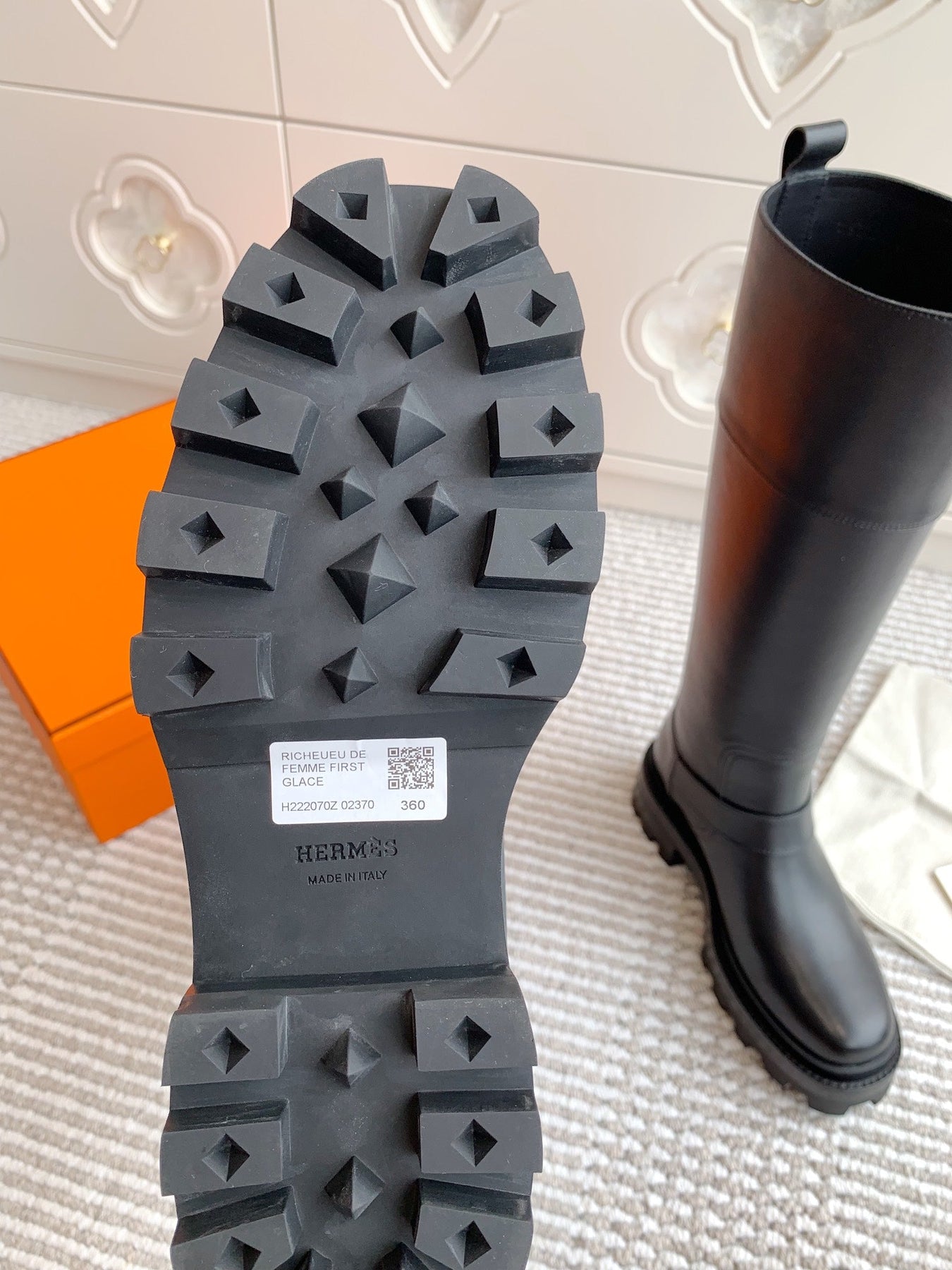 JAIME BOOT IN BLACK CALFSKIN