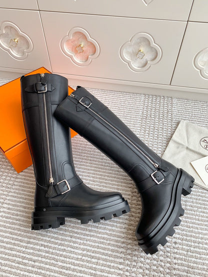 JAIME BOOT IN BLACK CALFSKIN